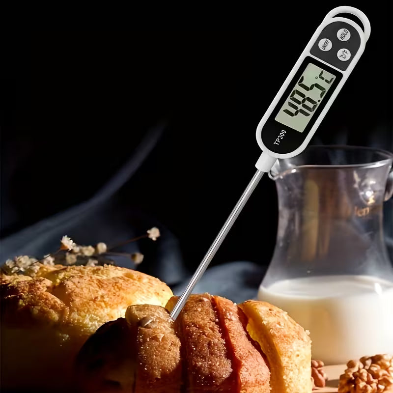 Digital Food Thermometer with LCD Display