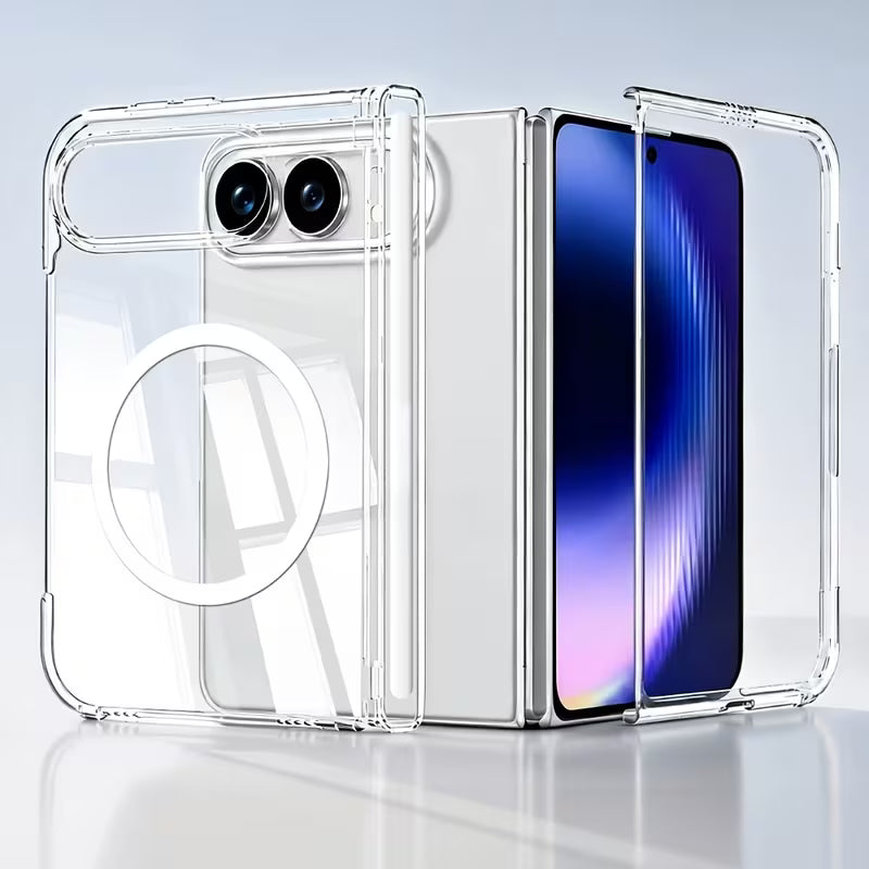 Ultra-Thin Clear Magnetic Case for iPhone Duo