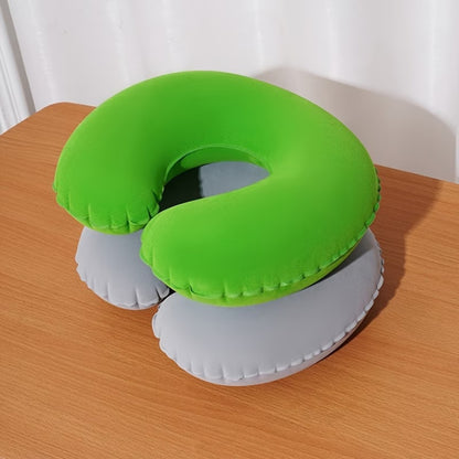 Inflatable U-Shaped Travel Neck Pillow