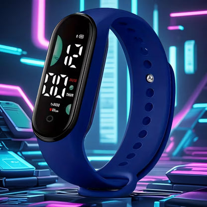 LED Digital Sports Watch – Unisex Colour Display