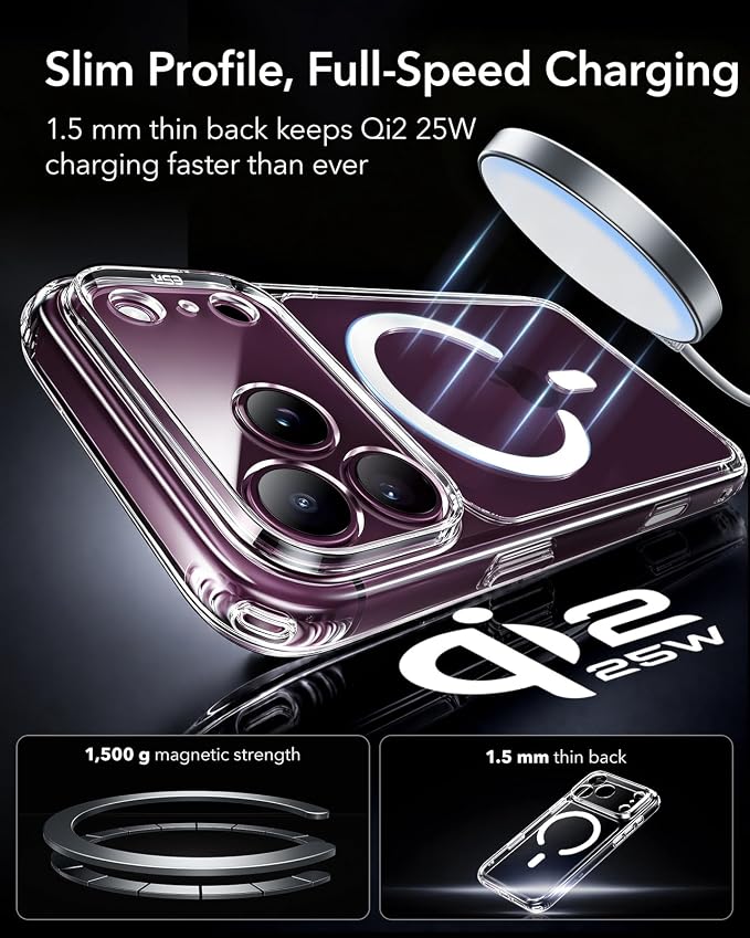 Clear Magnetic Case for iPhone 18 Pro / 18 Pro Max