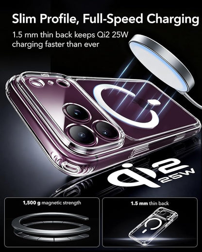 Clear Magnetic Case for iPhone 18 Pro / 18 Pro Max