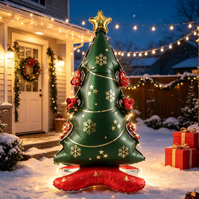 Large Standing Christmas Tree Balloon