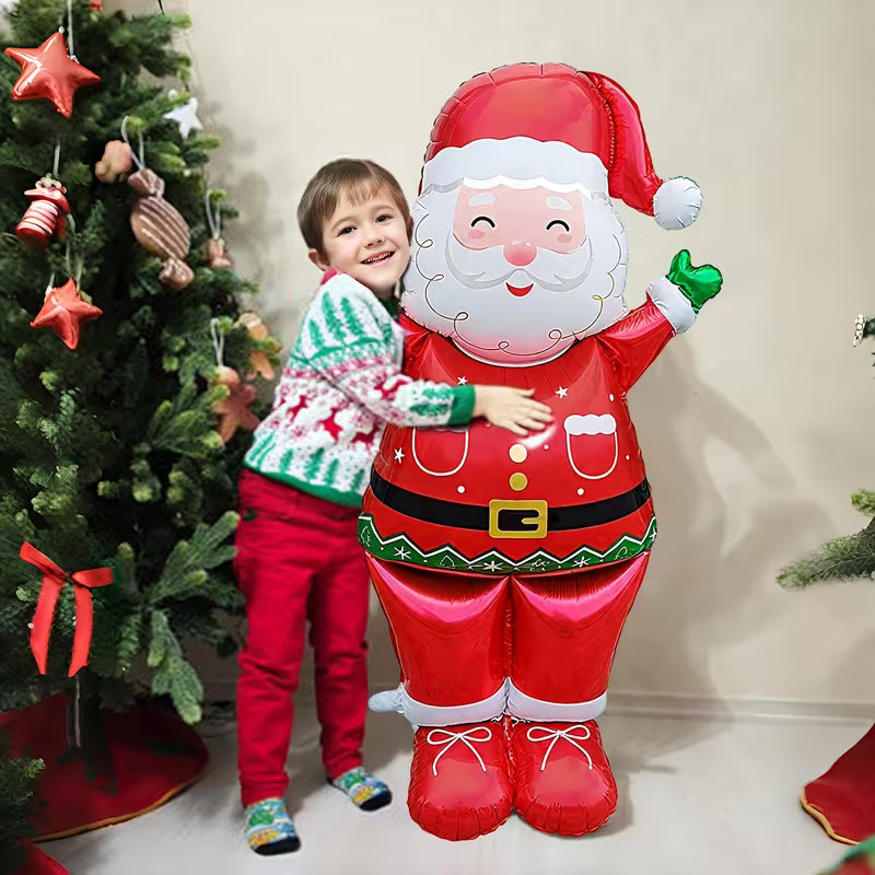 Giant Standing Santa Claus Foil Balloon