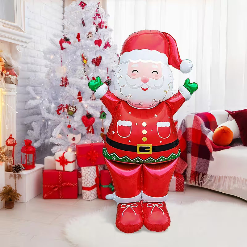 Giant Standing Santa Claus Foil Balloon