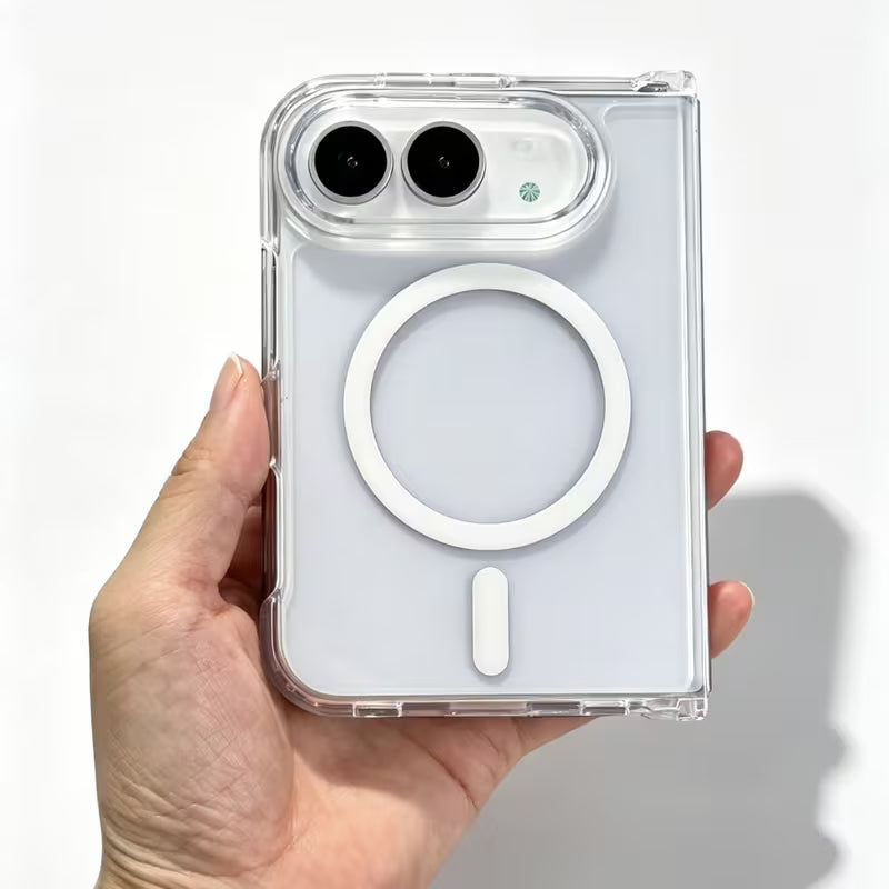 Ultra-Thin Clear Magnetic Case for iPhone Duo