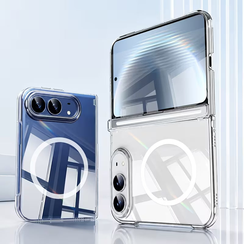 Ultra-Thin Clear Magnetic Case for iPhone Duo