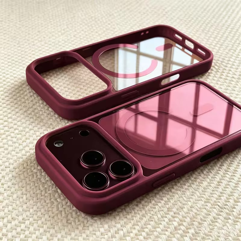 Burgundy Protective Case for iPhone 18 Pro Max