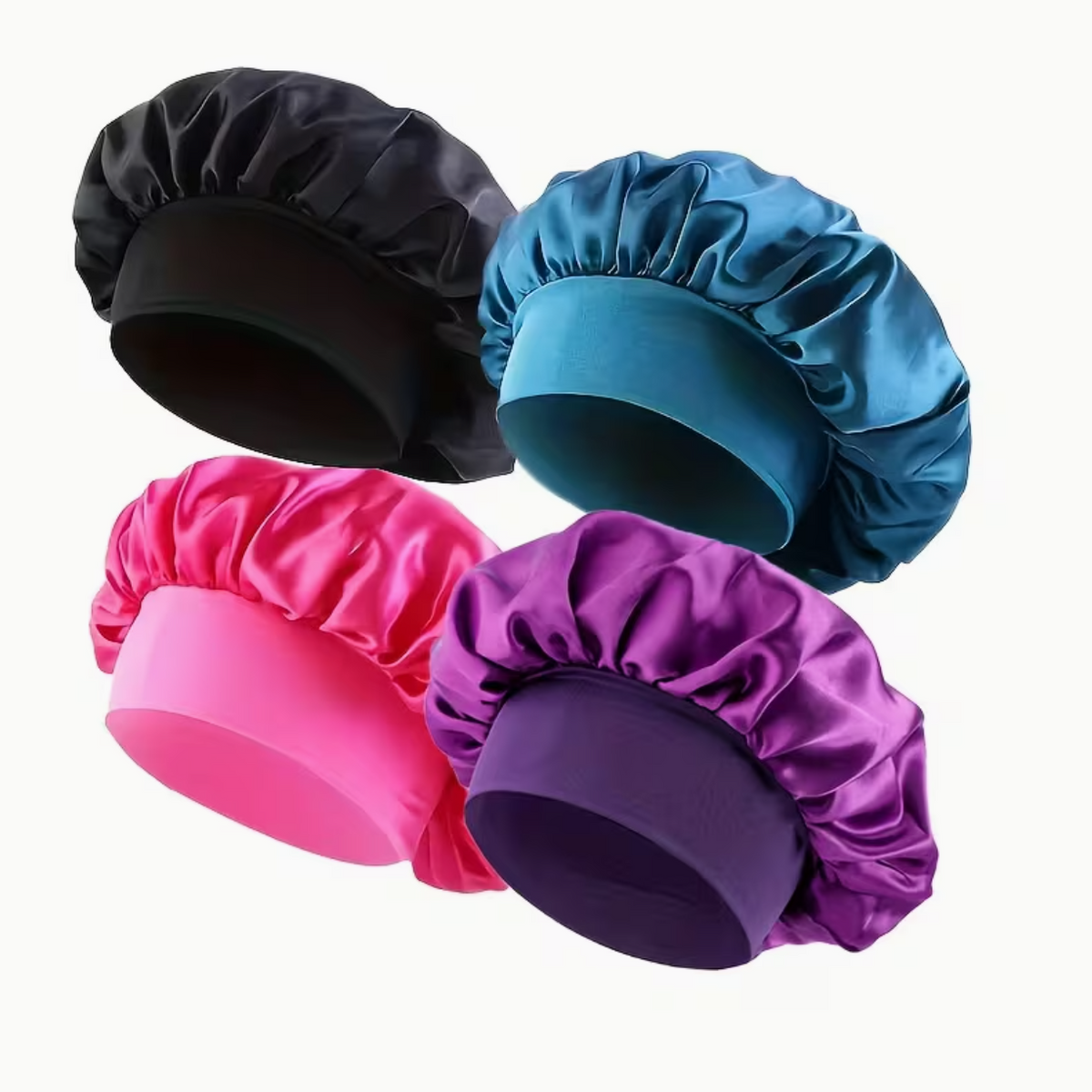 Satin-Lined Sleep Beanie – Hair Protection Night Cap