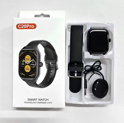 C20 Pro Smart Watch – Calls, Fitness &amp; Sleep Tracking