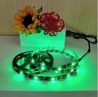 RGB Colour-Changing LED Strip Lights – 2M