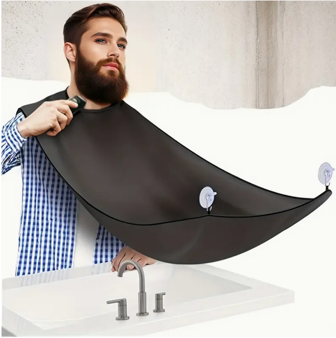 Beard Bib – Non-Stick Beard Catcher Apron