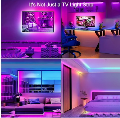 RGB Colour-Changing LED Strip Lights – 2M