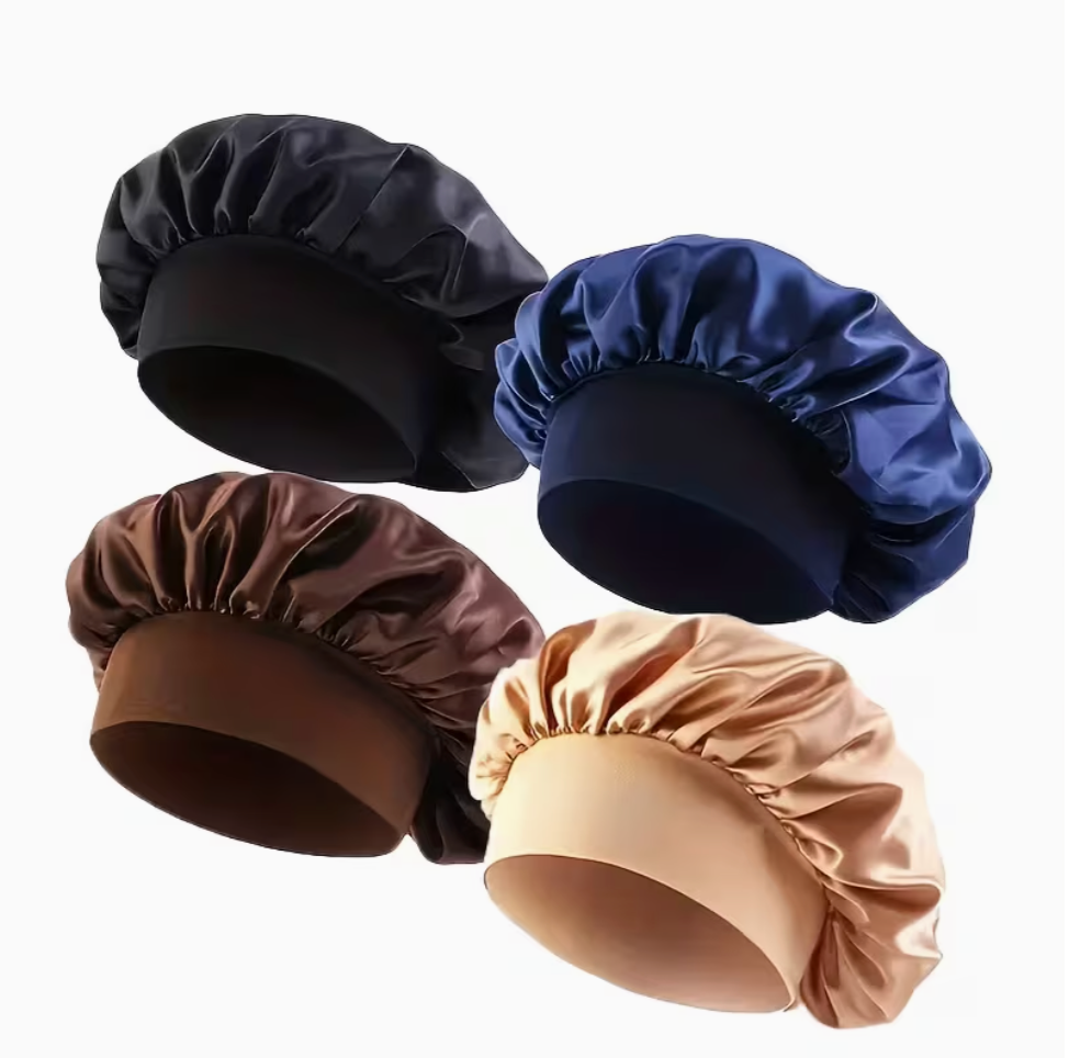 Satin-Lined Sleep Beanie – Hair Protection Night Cap